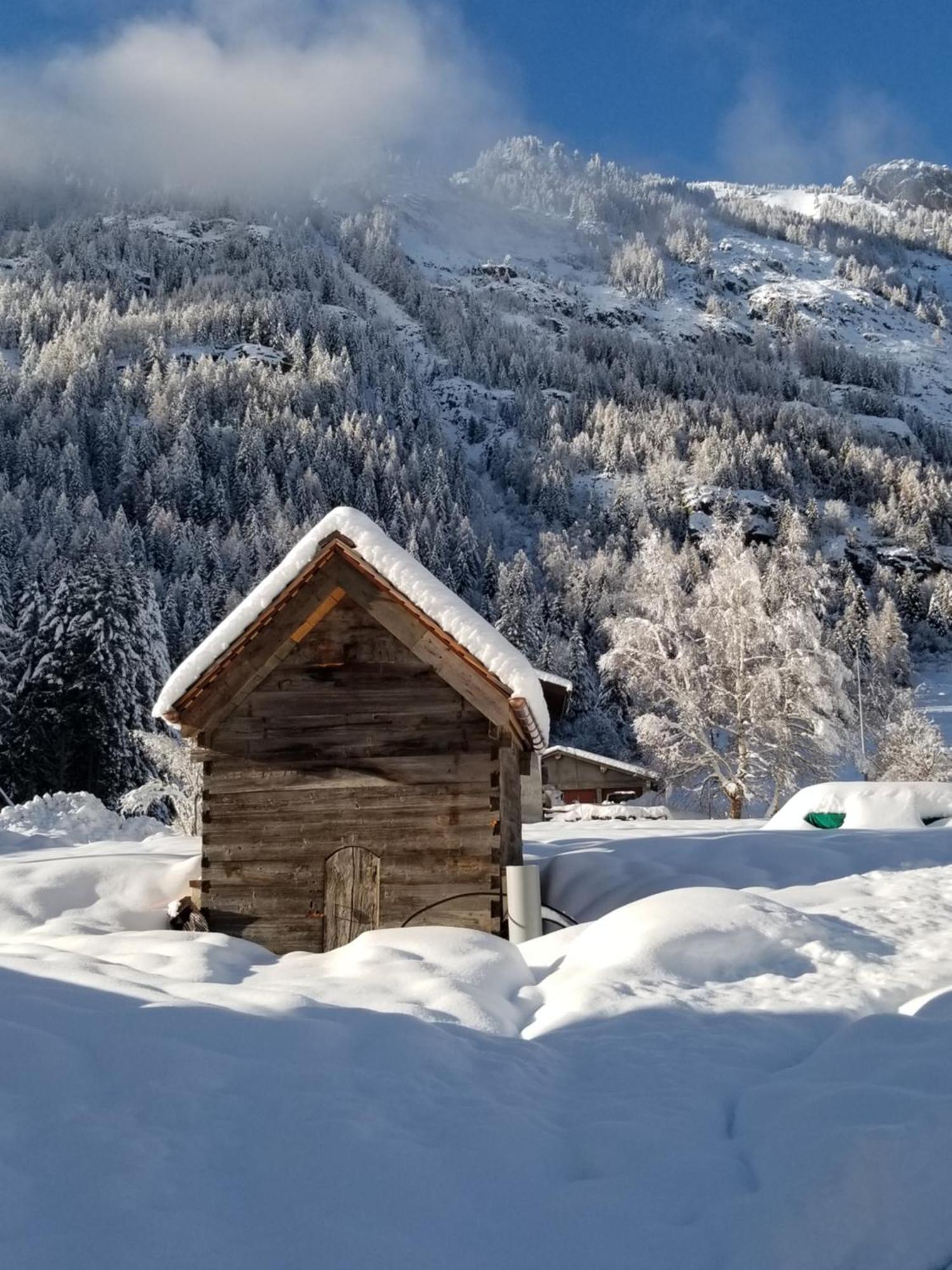 Chalet Walser A Vallorcine 13 Kms Chamonix France ภายนอก รูปภาพ